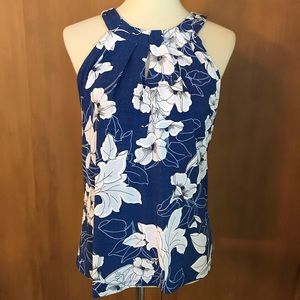 INC sleeveless halter blouse medium